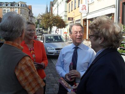 Mit Franz Müntefering in Bleicherode