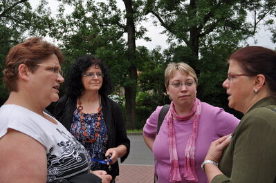 v.li. Regine Kanis, Annette Feike, Susanne Horn und Ulrike Roßner