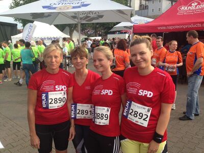 v.l.n.r. Sabine Doht, Claudia Scheerschmidt, Romy Arnold, Romina Stambasky