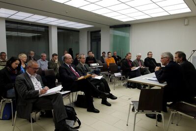 Volker Hädrich: "Zwischen mich und Ihre Resolution passt kein Blatt Papier." © S. Matz