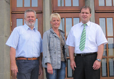 v.l.n.r. Wilfried Präger, Brita Große, Steffen Stange