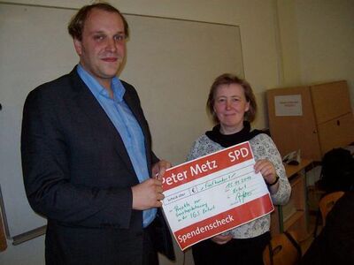 Scheckübergabe IGS 2010